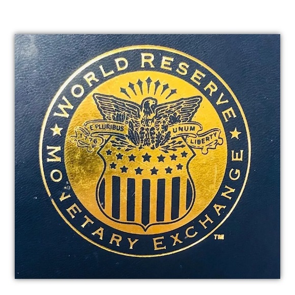 World Reserve Monetary Exchange Navy Blue Presidential Coin Dollar Album Book - Picture 2 of 6